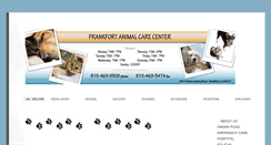 Desktop Screenshot of frankfortvet.com